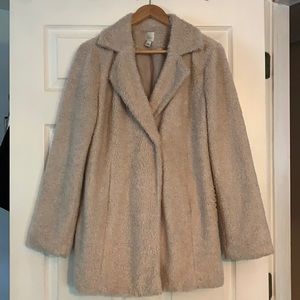Lauren Conrad Size 10 Blush Teddy Coat
